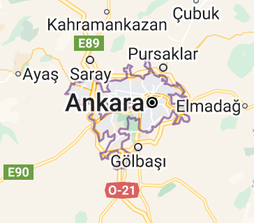 Karte von Ankara