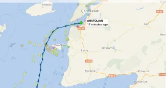 Frachter von griechischer Küstenwache beschossen