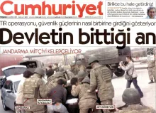 Zeitungsausschnitt der Cumhuriyet vom 4. Juni 2015
